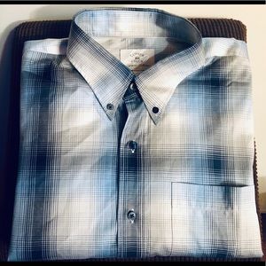 Cutter & Buck plaid button-down